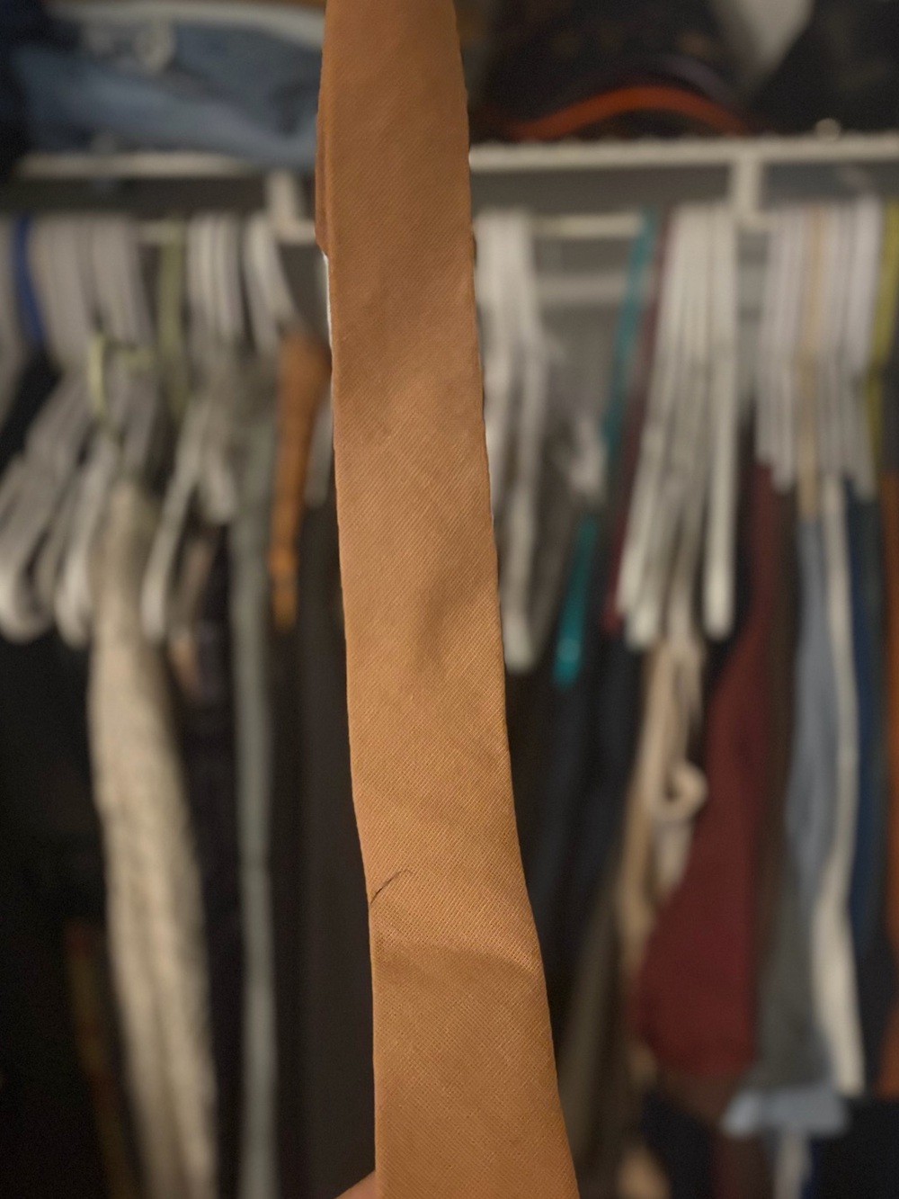 DAZI Slim Rust Brown Tie